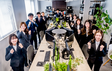 写真:助け合い、成長できるチーム体制