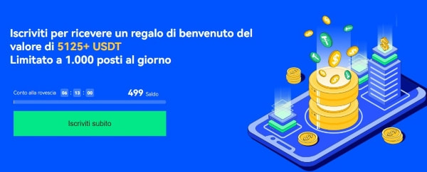 BingX bonus di benvenuto