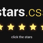 Simple 5-star Rating System with CSS and Html Radios