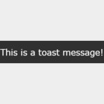 Minimal JavaScript Plugin For Android Like Toast Notifications
