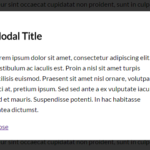 Pretty Simple Modal Window In Pure CSS