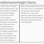 Responsive Equal Height Columns In Pure JavaScript