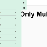 Multi-level Drawer Navigation In Pure CSS