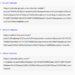 Generate Event Calendar Links For Google, Yahoo And Outlook – calendar-link