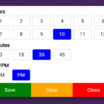 Mobile-friendly Time Picker Popup – nj-timepicker