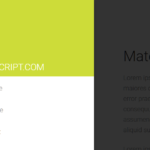 Material Design Inspired Off-canvas Push Nav – Material-Menu