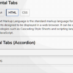 Accessible Tabs & Accordion Library – aria-tablist