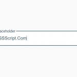 Animated Floating Input Placeholder In Pure CSS