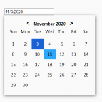 Minimalist Date Picker Web Component – Carbox