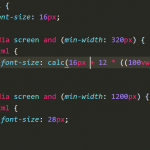 Dynamic Font Size Solution For Responsive Design