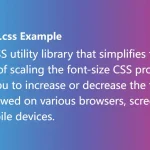 Responsive Text Resize Library – font-size.css