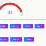 Minimal JavaScript Gauge Library: No SVG/Canvas