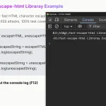 Fastest XSS-Safe HTML Escaping Library – fast-escape-html