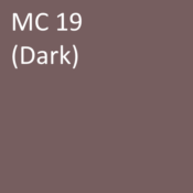 Number: 19<br>Name: MC 19 (dark)<br>Hex: #6e3f31<br>RGB: R 110 G 63 B 49<br>CMYK: C 0% M 18% Y 24% K 57%<br>Description: This color is part of the Subtle group. Davis Colors Mortar Pigment MC19 Dark