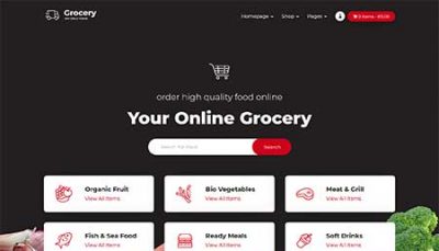 Divi grocery child theme for WooCommerce