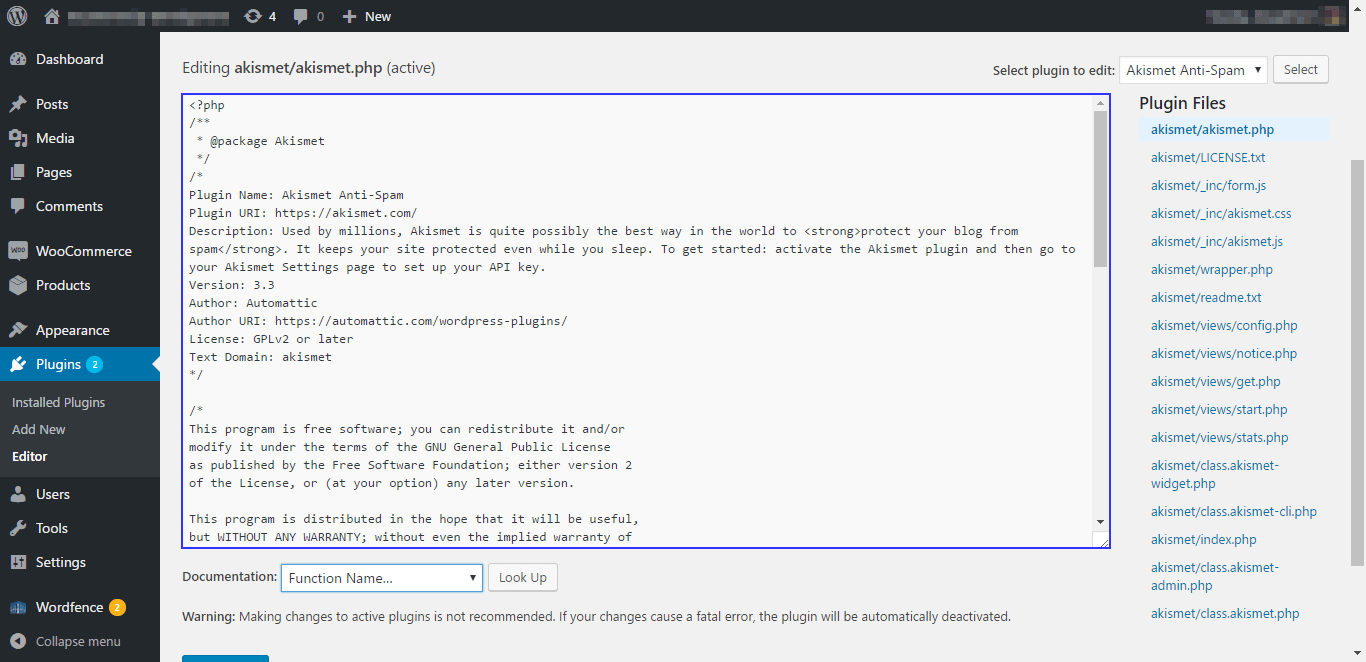 Disable file editing in dashboard Disable file editing in dashboard