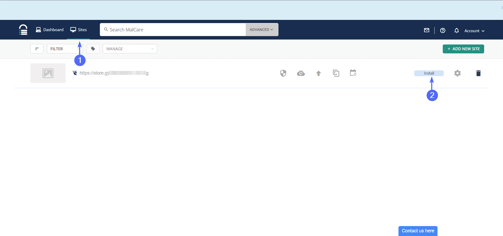 Install MalCare Plugin