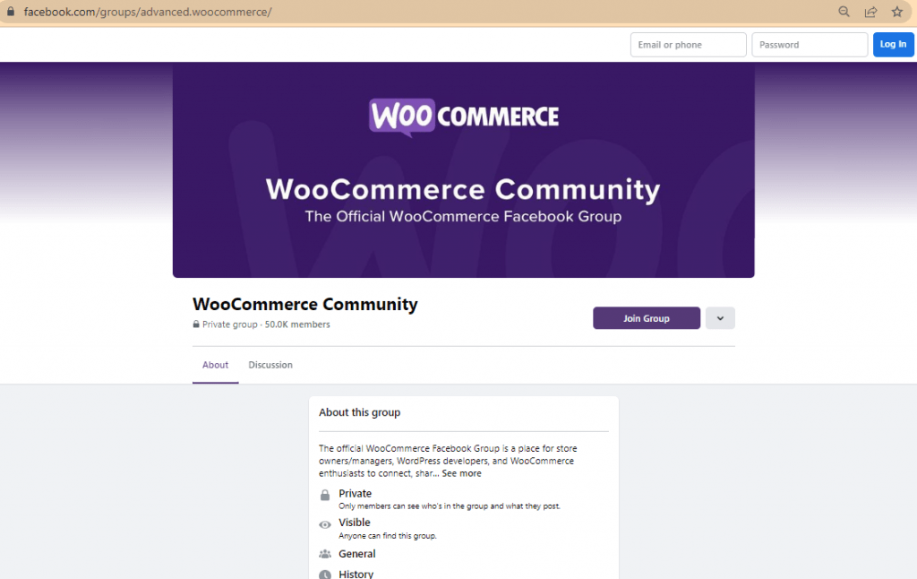 WooCommerce Facebook Groups WooCommerce Facebook Groups