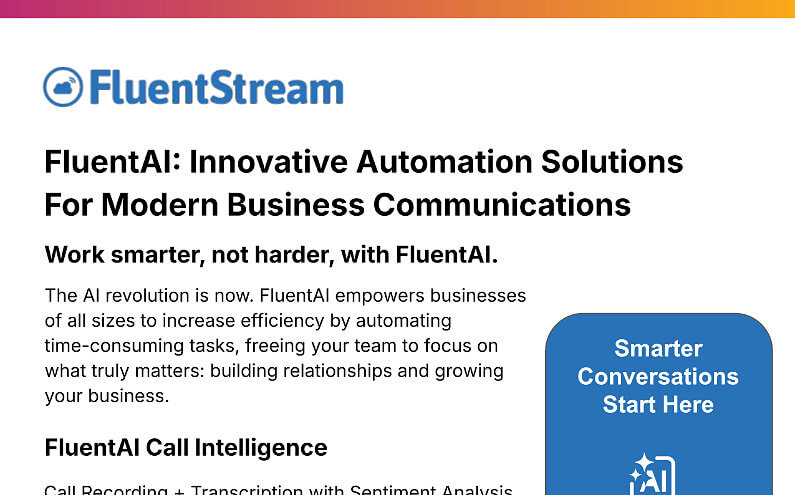 Screenshot of FluentAI Overview Document