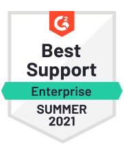 FORM G2 Enterprise Best Support Summer 2021 Badge