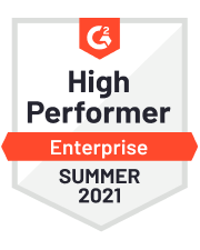 FORM G2 Enterprise High Performer Summer 2021 Badge