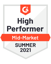 FORM G2 Mind-Market High Performer Summer 2021 Badge