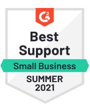 FORM G2 Small Business Best Support Summer 2021 Badge