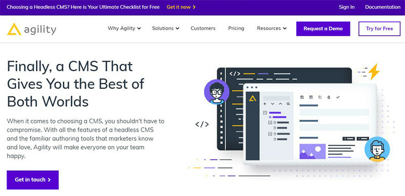 Agility is a Comprehensive CMS Software for Managing and Delivering Content