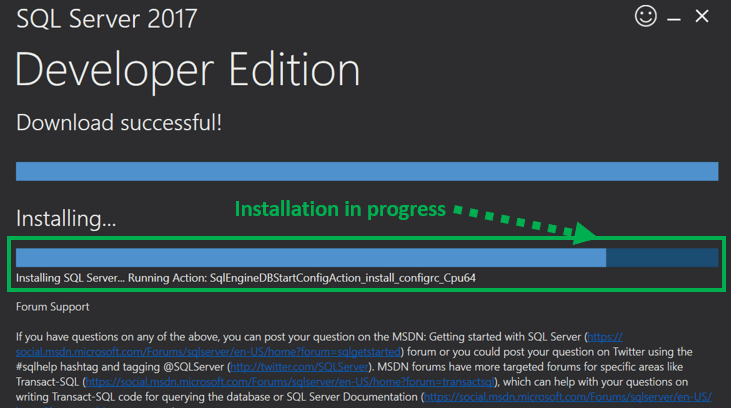 Zainstaluj serwer SQL