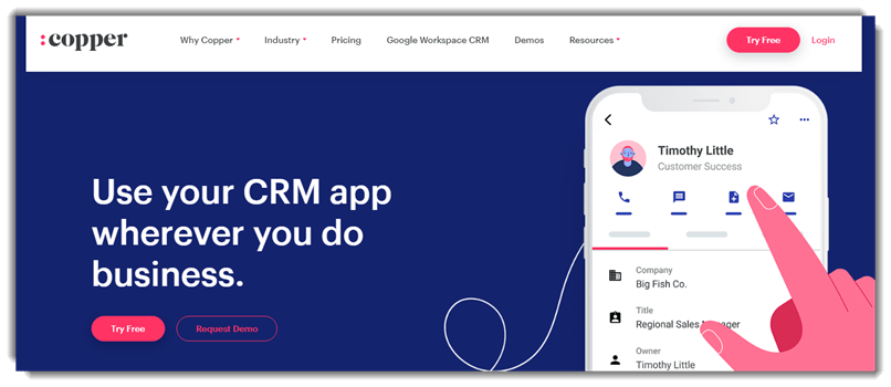 Koperen CRM