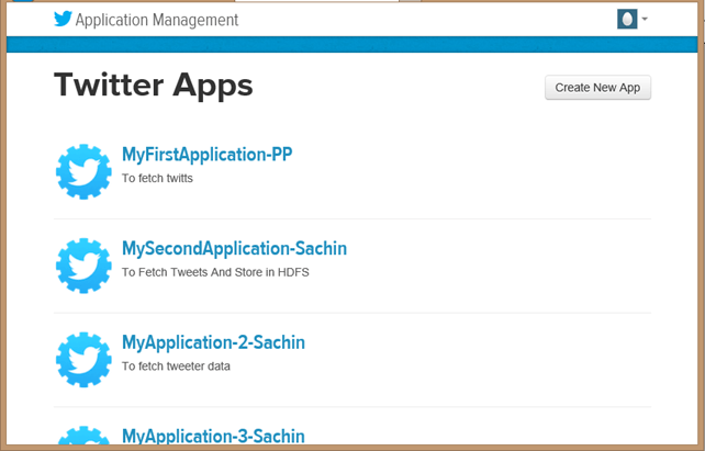 Skapa en Twitter-applikation