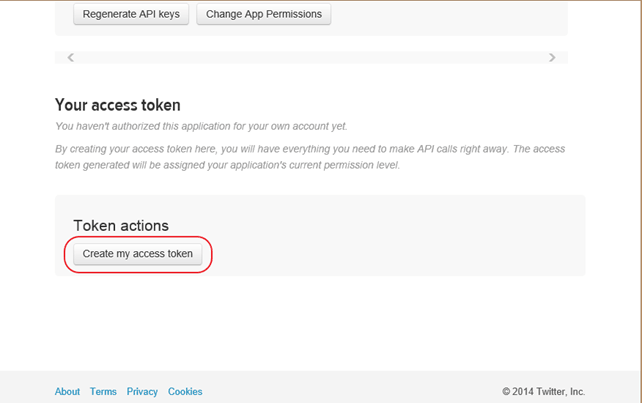 Skapa en Twitter-applikation
