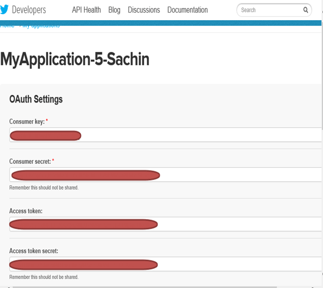 Skapa en Twitter-applikation