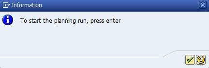Run MRP for all Products in SAP