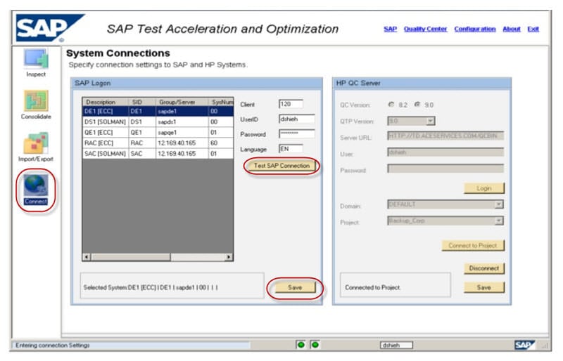 Doorloop naar SAP TAO