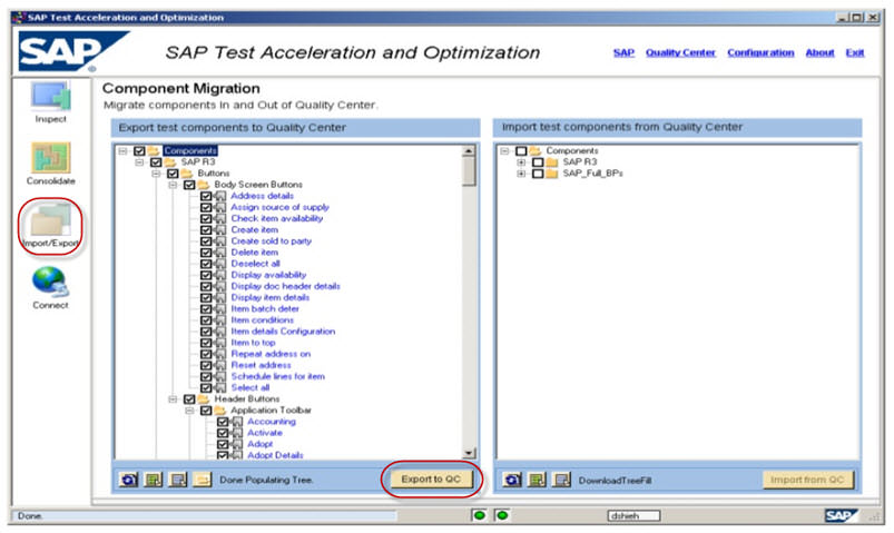 Doorloop naar SAP TAO