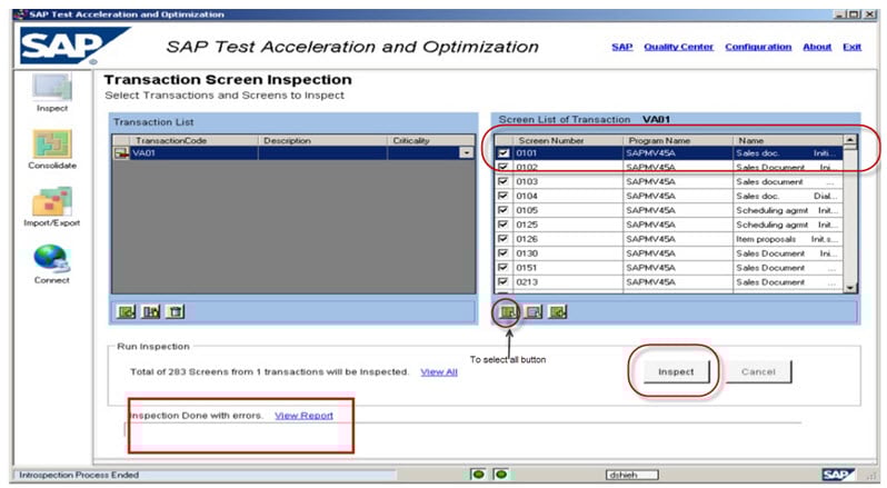 Doorloop naar SAP TAO