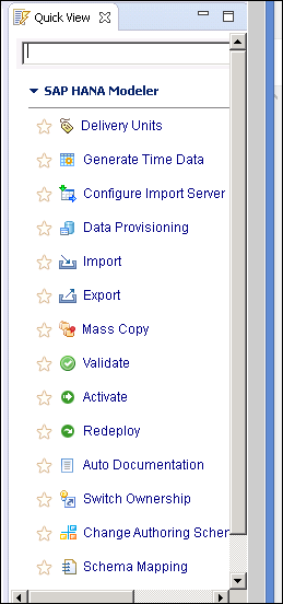Создание таблицы в SAP HANA