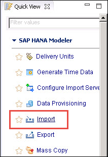 Создание таблицы в SAP HANA