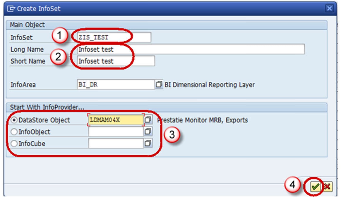 इन्फोसेट बनाएं