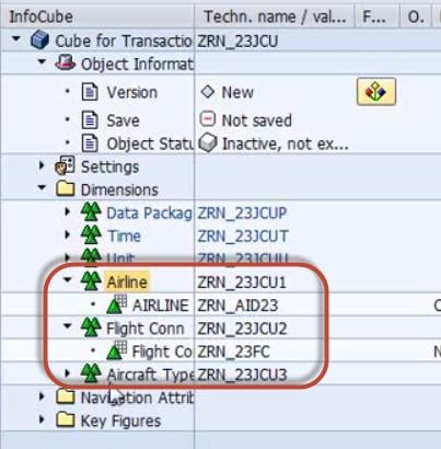 Skapa Standard Infocube