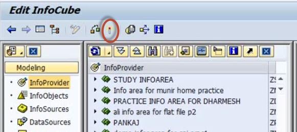 Skapa Standard Infocube