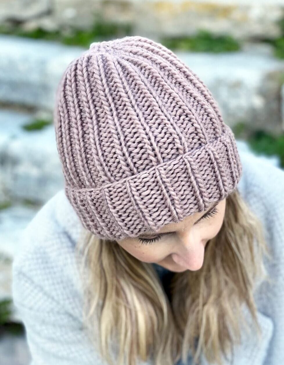 mauve beanie featured image