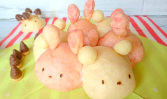 【ちぎりパンレシピ】子供ウケ100%☆みんな輪になれ!アニマルちぎりパンの作り方