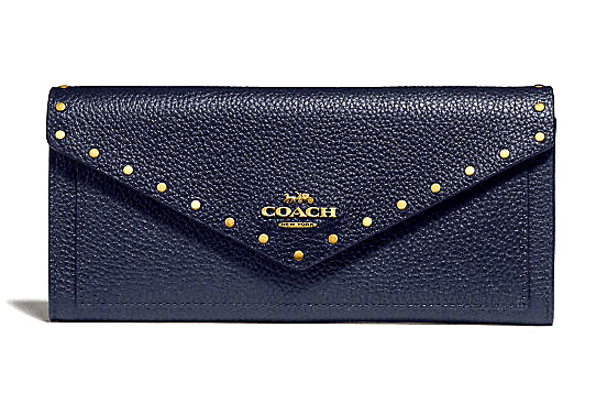 コーチ レディース財布 ソフト ウォレット ウィズ リベット