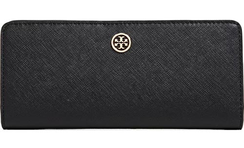 Tory Burch Robinson Slim Wallet トリーバーチ ロビンソン スリム ウォレット BlackRoyalNavy
