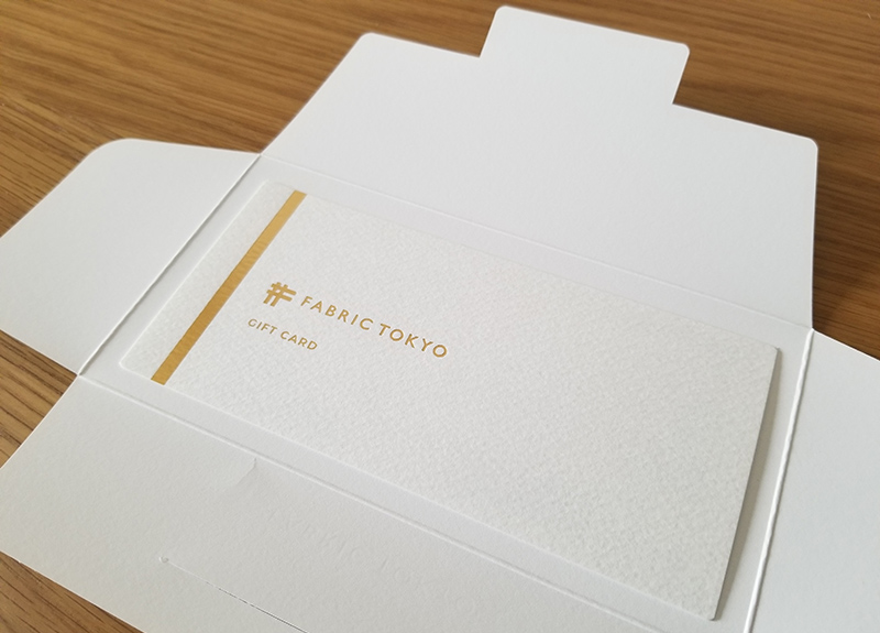 FABRIC TOKYOのオーダースーツ 5万円ギフトカード 商品レビュー