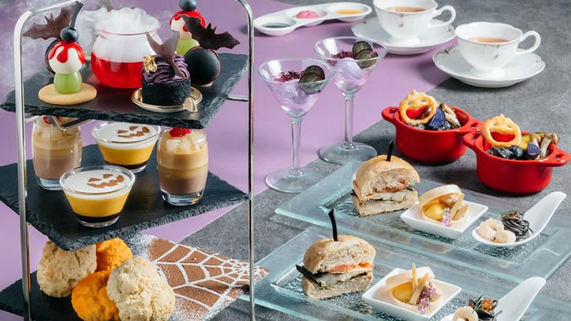 トップ オブ ヨコハマ バーラウンジ/新横浜プリンスホテル ハロウィンスイーツ アフタヌーンティー