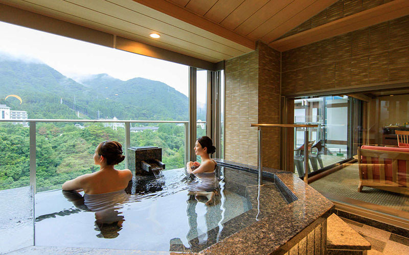 鬼怒川温泉 日光きぬ川ホテル三日月 露天風呂付き客室