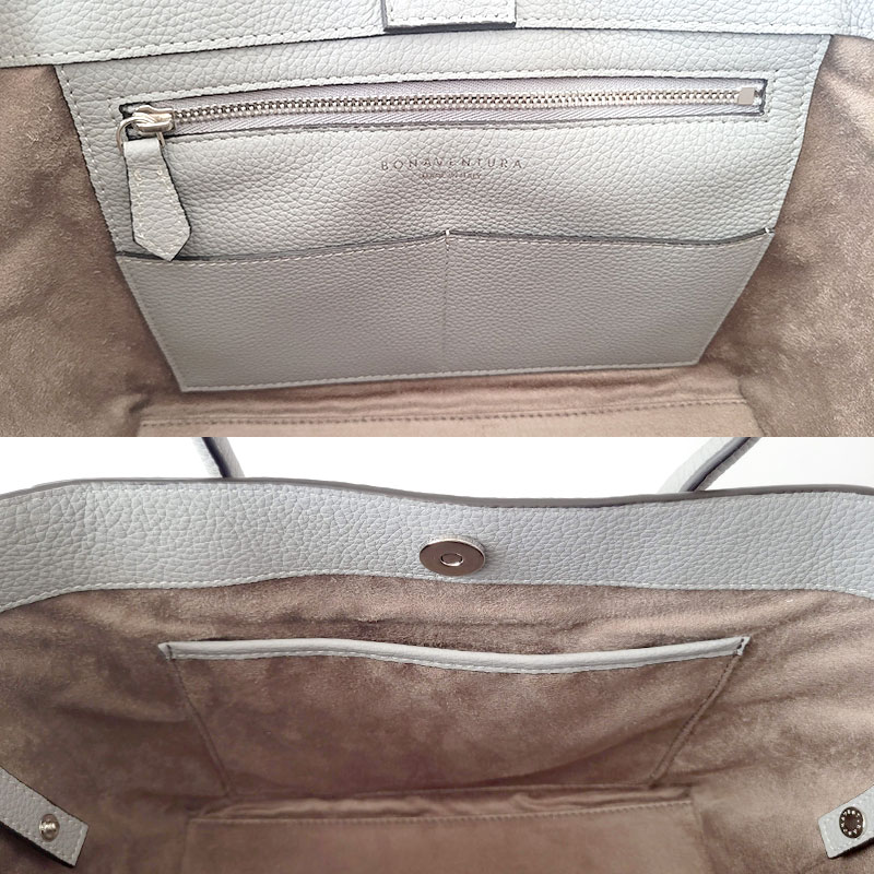 ボナべェンチュラ ミアトートバッグ レビュー 内側のポケット2箇所